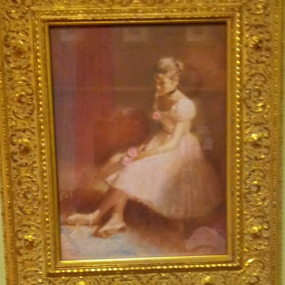 Two beautiful gold portraits